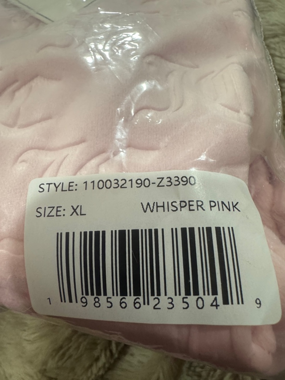 Juicy Couture Embossed “JC”Patterned Velour Track Pants/Size XL/NIB/SEALED! - Picture 9 of 16